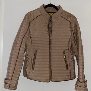 Tan Puffer Jacket Size XL